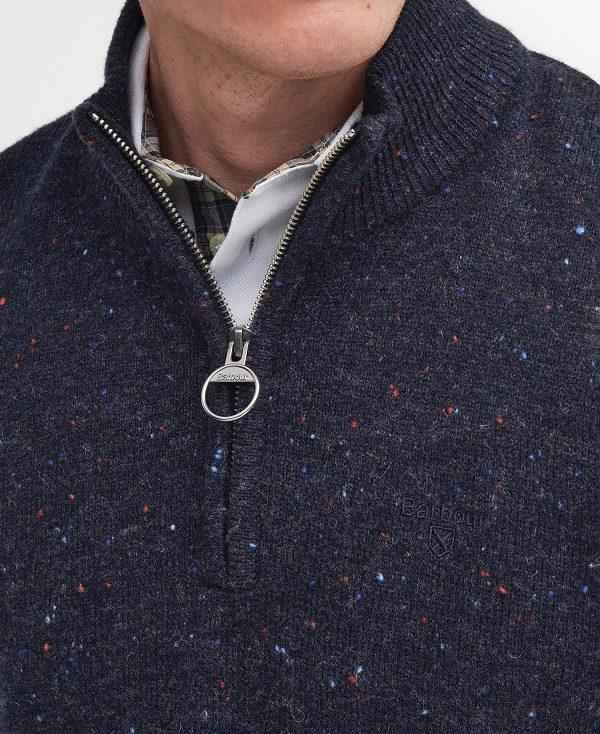 Barbour Tainsbury Half-zip Jumper Mørkeblå | BABO88632