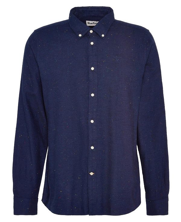 Barbour Tainsbury Tailored Long Sleeved Shirt Mørkeblå | BABO87864