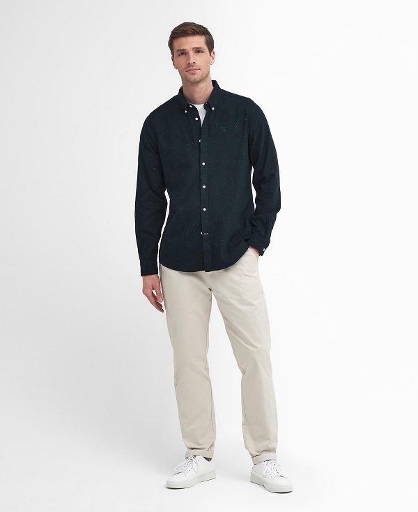 Barbour Tainsbury Tailored Long Sleeved Shirt Grøn | BABO87866