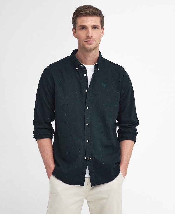 Barbour Tainsbury Tailored Long Sleeved Shirt Grøn | BABO87866