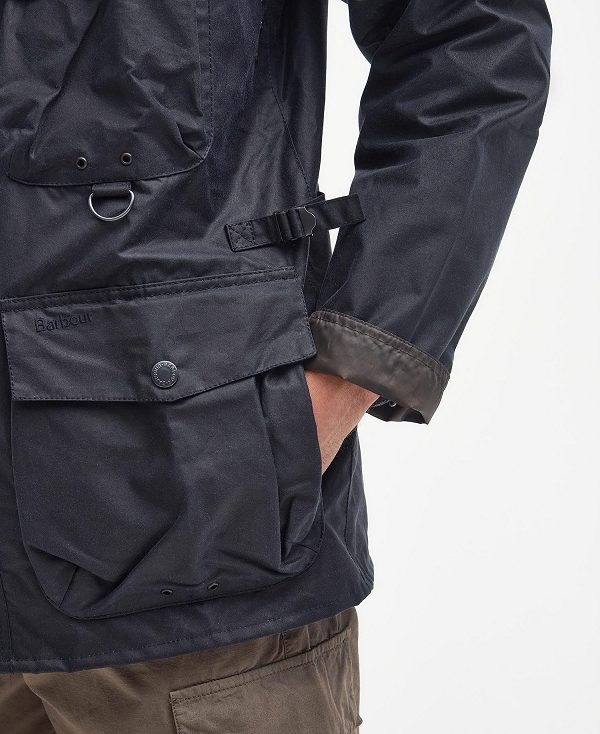 Barbour Tarn Utility Waxed Jacket Mørkeblå | BABO87195