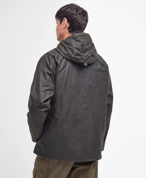 Barbour Tarn Utility Waxed Jacket Olivengrøn | BABO87200