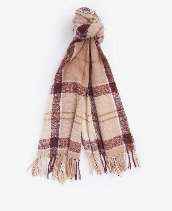 Barbour Tartan Boucle Scarf Flerfarvede | BABO90084