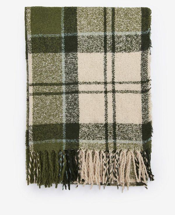 Barbour Tartan Boucle Scarf Flerfarvede | BABO90085