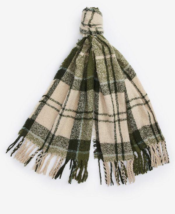 Barbour Tartan Boucle Scarf Flerfarvede | BABO90085