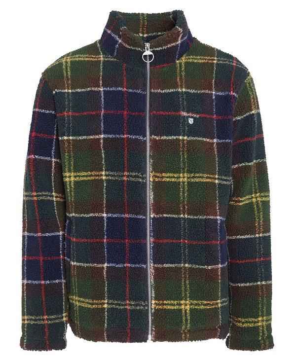 Barbour Tartan Sherpa Fleece Flerfarvede | BABO88735