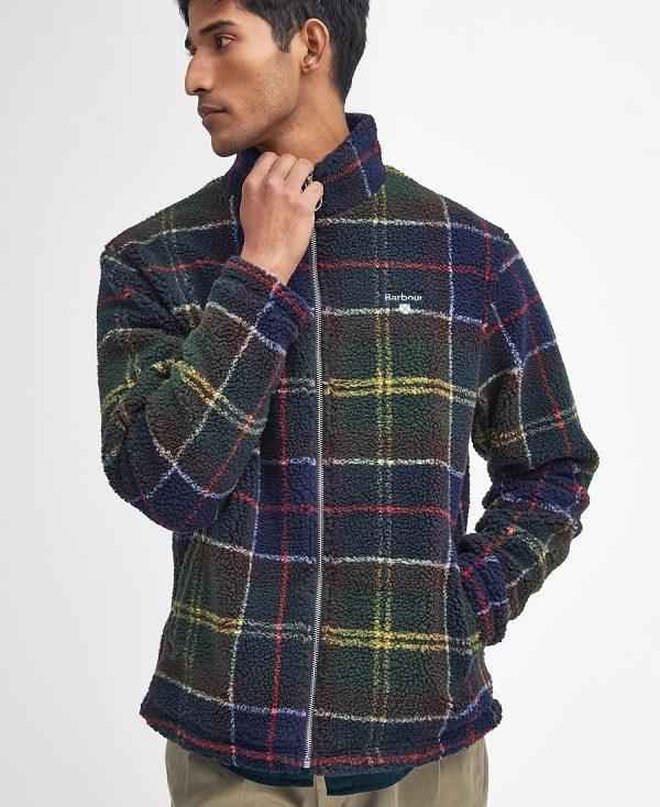 Barbour Tartan Sherpa Fleece Flerfarvede | BABO88735