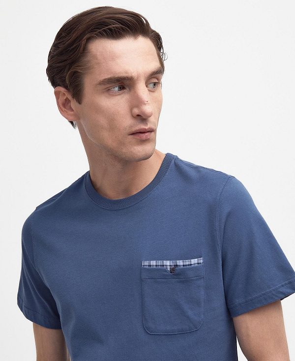 Barbour Tayside T-shirt Mørkeblå | BABO88323