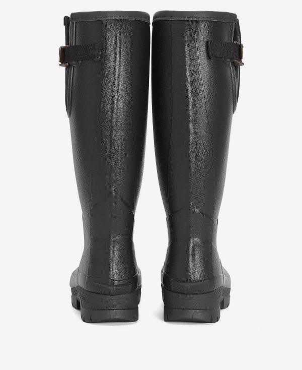 Barbour Tempest Wellingtons Sort | BABO88921