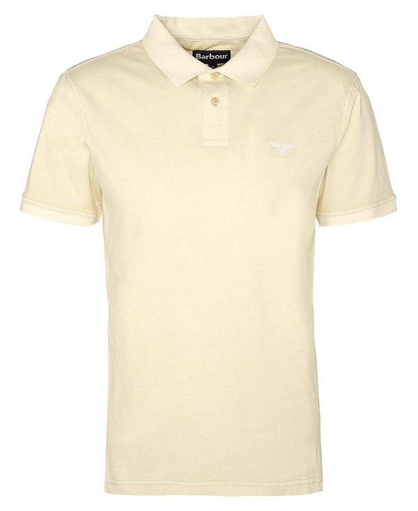 Barbour Terra Dye Short-sleeved Polo Shirt Gul | BABO88168