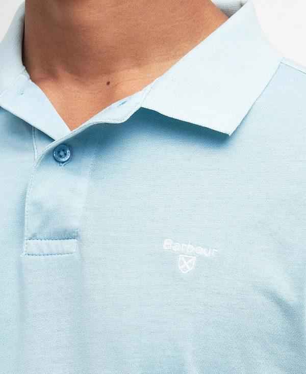 Barbour Terra Dye Short-sleeved Polo Shirt Blå | BABO88169