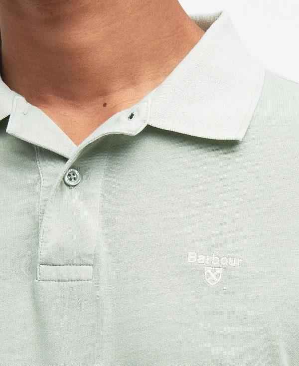 Barbour Terra Dye Short-sleeved Polo Shirt Grøn | BABO88170