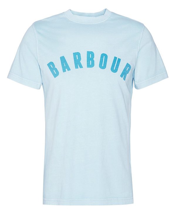 Barbour Terra Dye T-shirt Blå | BABO88341