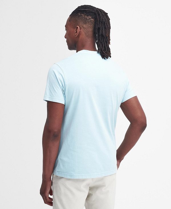 Barbour Terra Dye T-shirt Blå | BABO88341