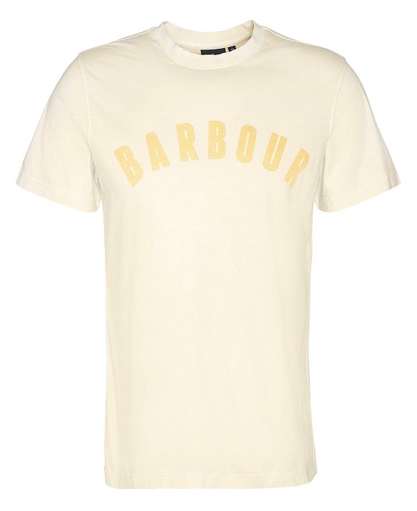 Barbour Terra Dye T-shirt Gul | BABO88338