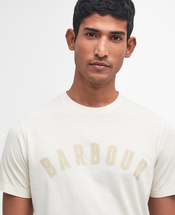 Barbour Terra Dye T-shirt Hvide | BABO88339