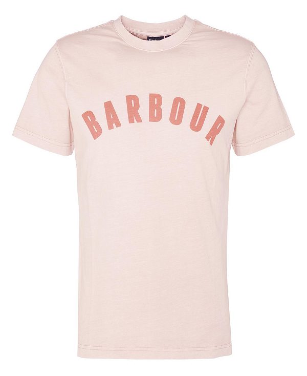 Barbour Terra Dye T-shirt Lyserød Hvide | BABO88340