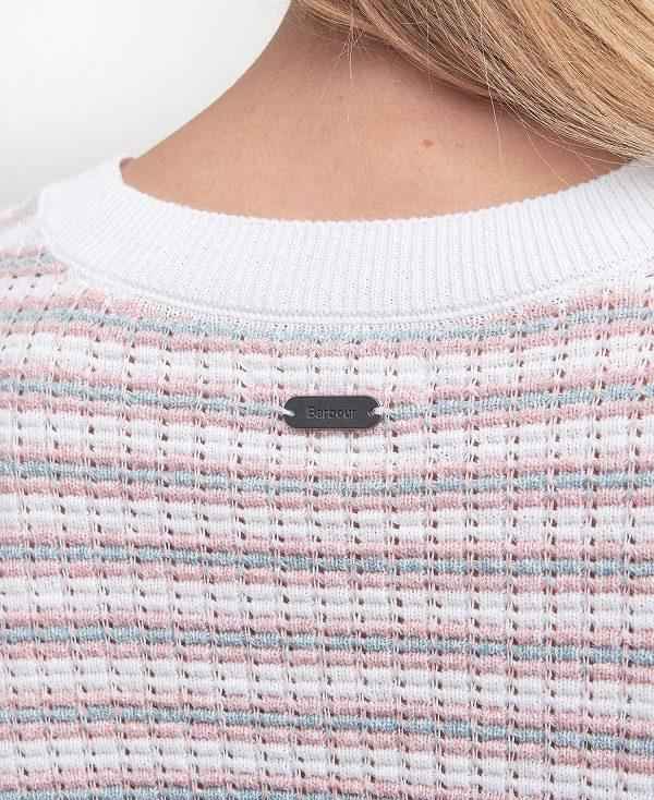 Barbour Thea Striped Crew Neck Jumper Flerfarvede | BABO89700