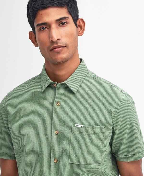 Barbour Thermond Regular Short-sleeved Shirt Grøn | BABO87781