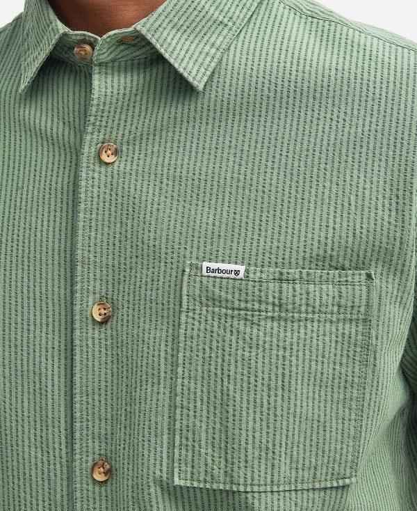 Barbour Thermond Regular Short-sleeved Shirt Grøn | BABO87781