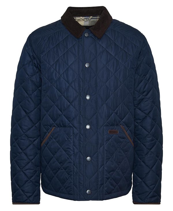 Barbour Thornley Quilted Jacket Mørkeblå | BABO87329