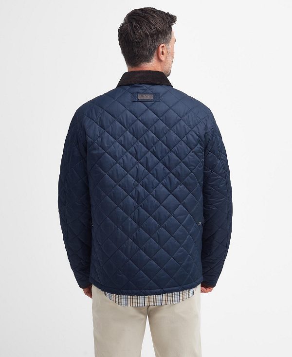 Barbour Thornley Quilted Jacket Mørkeblå | BABO87329