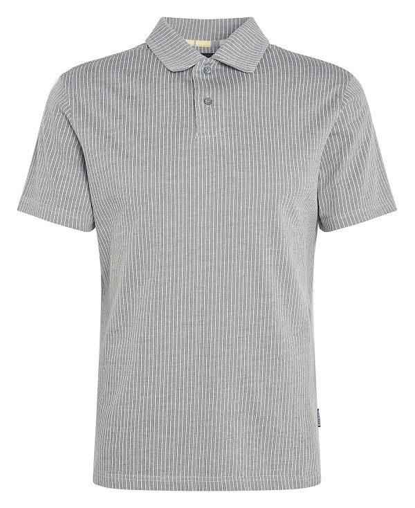 Barbour Tickhill Striped Short-sleeved Polo Shirt Grå | BABO88194