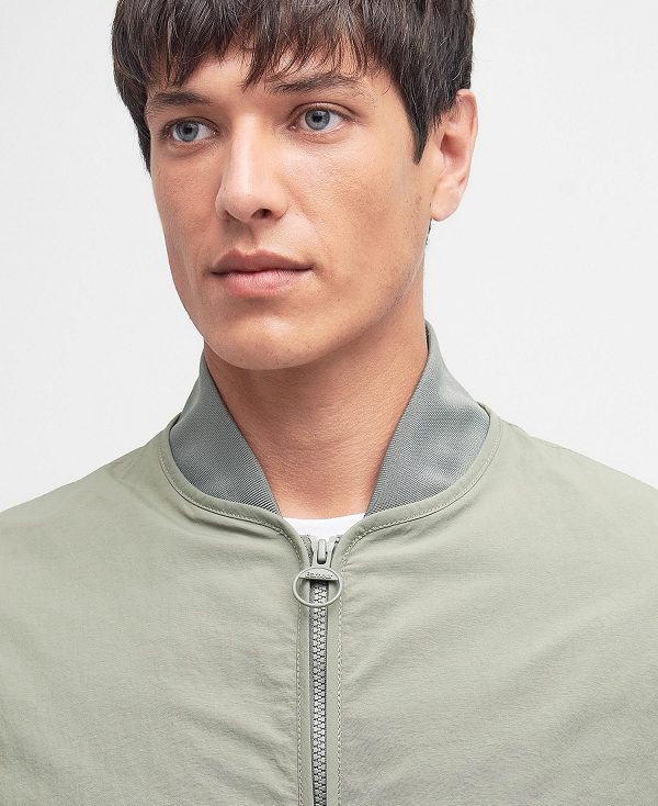 Barbour Tirrel Bomber Jacket Hvide | BABO87482