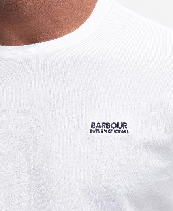 Barbour Torque Tipped T-shirt Hvide | BABO88367