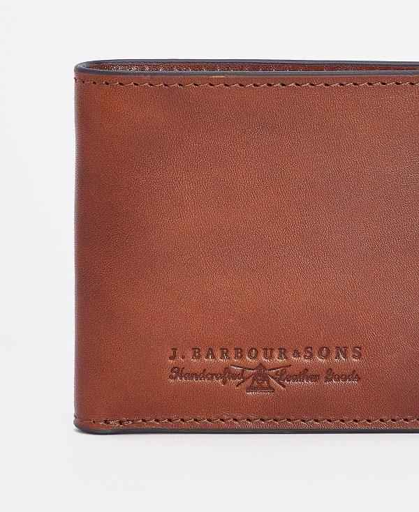 Barbour Torridon Leather Wallet Brune | BABO89169