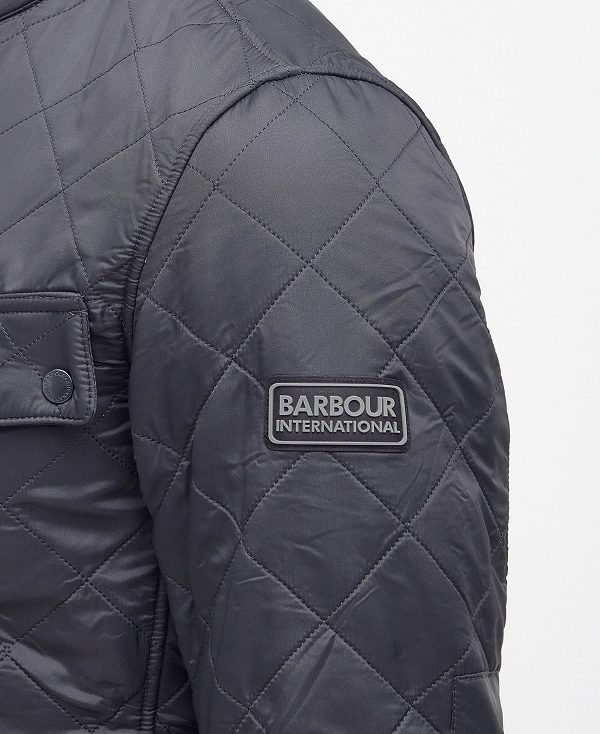 Barbour Tourer Ariel Polar Quilted Jacket Grå | BABO87294