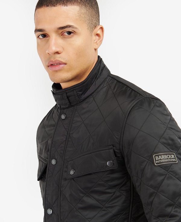 Barbour Tourer Ariel Polar Quilted Jacket Sort | BABO87303