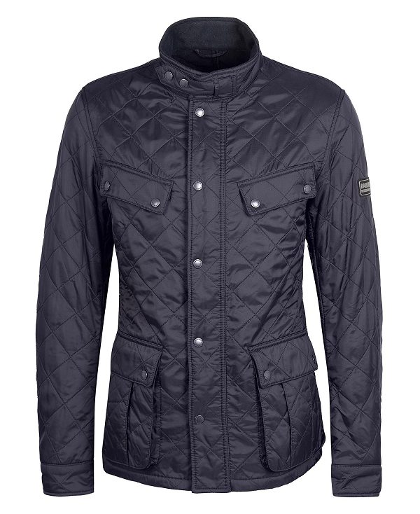 Barbour Tourer Ariel Polar Quilted Jacket Mørkeblå | BABO87310