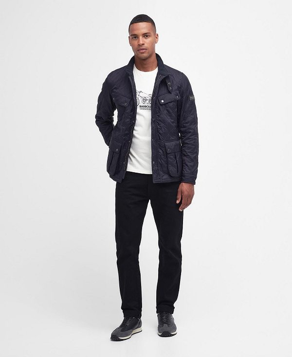 Barbour Tourer Ariel Polar Quilted Jacket Mørkeblå | BABO87310