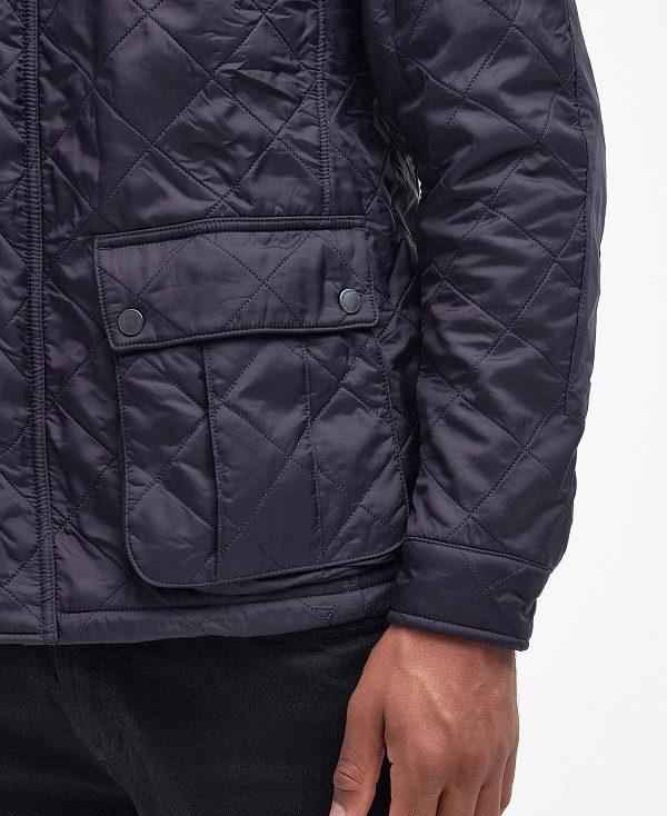 Barbour Tourer Ariel Polar Quilted Jacket Mørkeblå | BABO87310