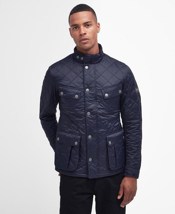 Barbour Tourer Ariel Quilted Jacket Mørkeblå | BABO87292