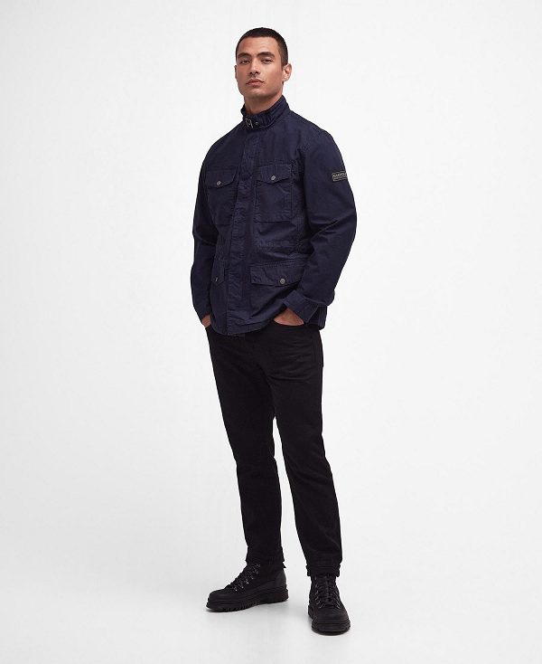 Barbour Tourer Chatfield Utility Jacket Mørkeblå | BABO87474