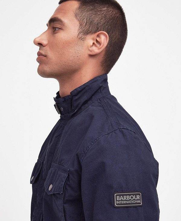 Barbour Tourer Chatfield Utility Jacket Mørkeblå | BABO87474