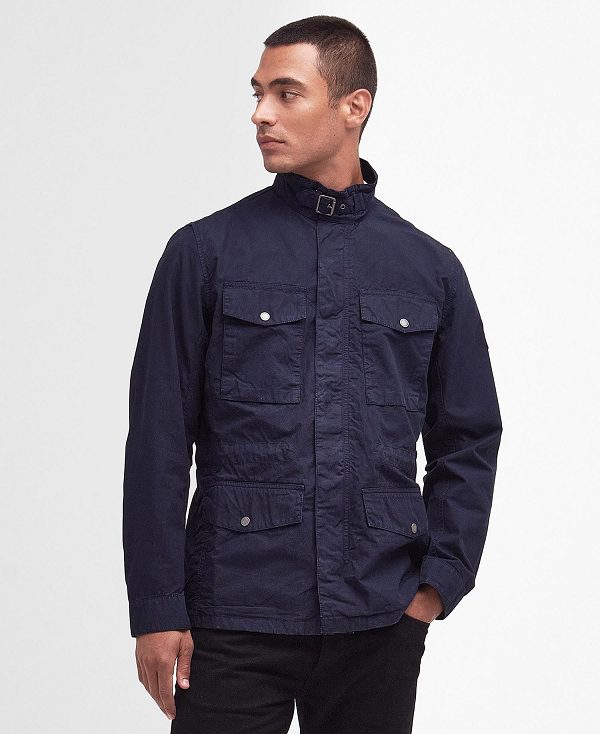 Barbour Tourer Chatfield Utility Jacket Mørkeblå | BABO87474