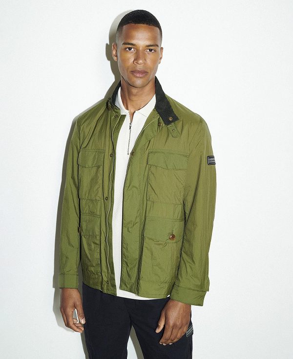 Barbour Tourer Clove Utility Jacket Olivengrøn | BABO87476