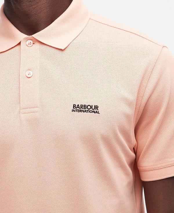 Barbour Tourer Polo Shirt Rød | BABO88109