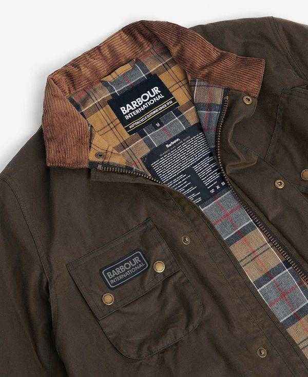 Barbour Tourer Slim International Waxed Jacket Brune | BABO87193