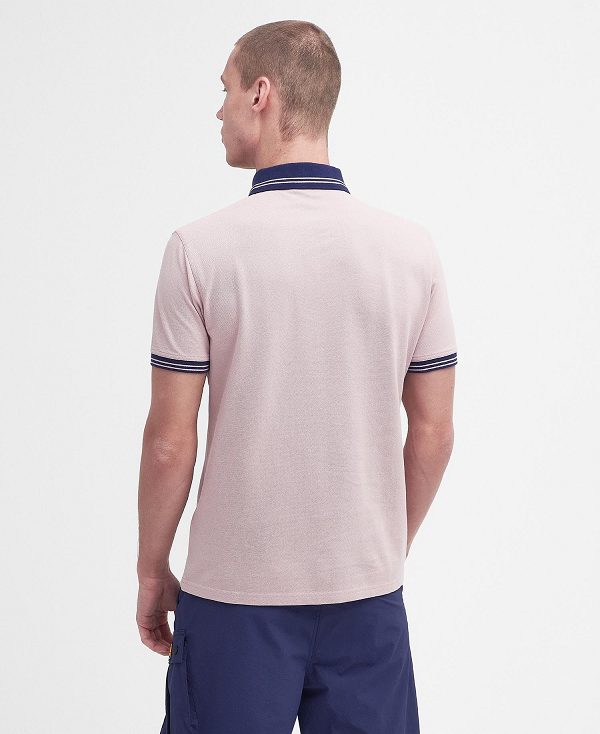 Barbour Tracker Short-sleeved Polo Shirt Lyserød | BABO88188