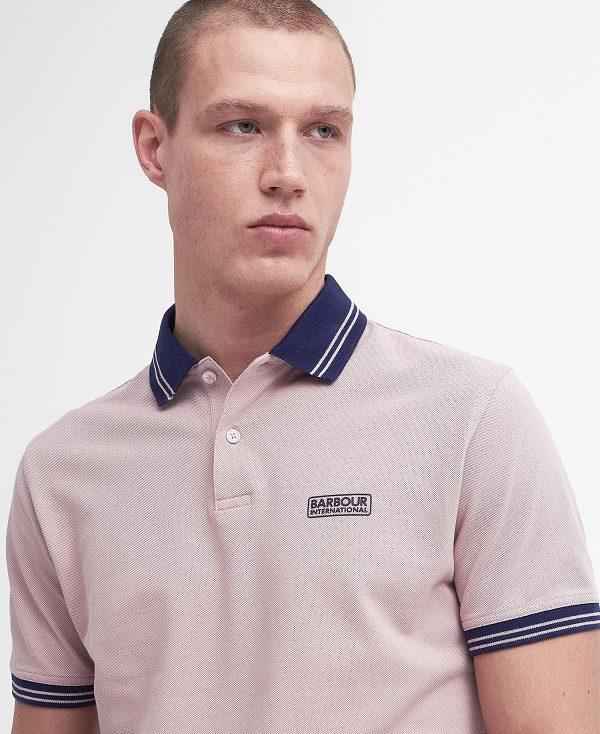 Barbour Tracker Short-sleeved Polo Shirt Lyserød | BABO88188