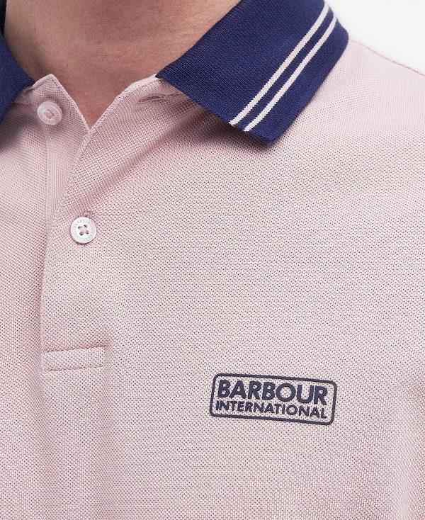 Barbour Tracker Short-sleeved Polo Shirt Lyserød | BABO88188