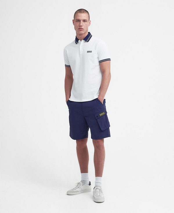 Barbour Tracker Short-sleeved Polo Shirt Hvide | BABO88193