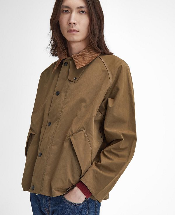 Barbour Transporter Oversized Casual Jacket Mørkebrune | BABO87502