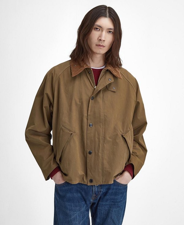 Barbour Transporter Oversized Casual Jacket Mørkebrune | BABO87502