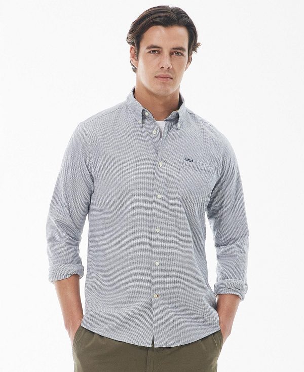 Barbour Turner Tailored Shirt Mørkeblå | BABO87926