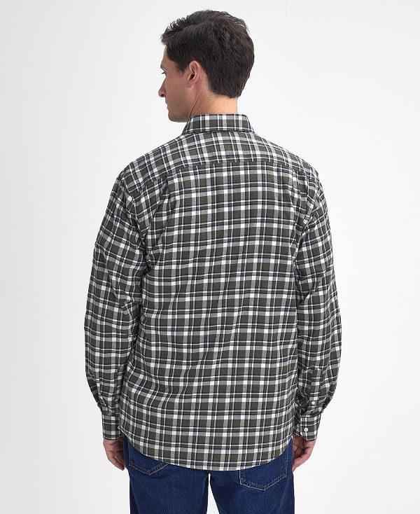 Barbour Turville Regular Long-sleeved Shirt Grøn | BABO87894